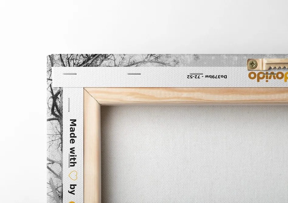 Stampa su tela – Aspetto dell'amore in bianco e nero