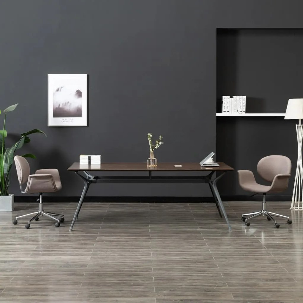 Sedia Da Ufficio Girevole Grigio Talpa İn Tessuto /