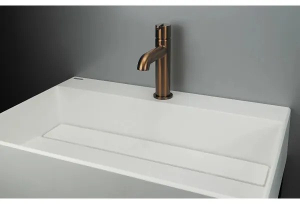 Deante CQR_AU6M - Lavabo da appoggio CORREO 40x60 cm granito/alabastro