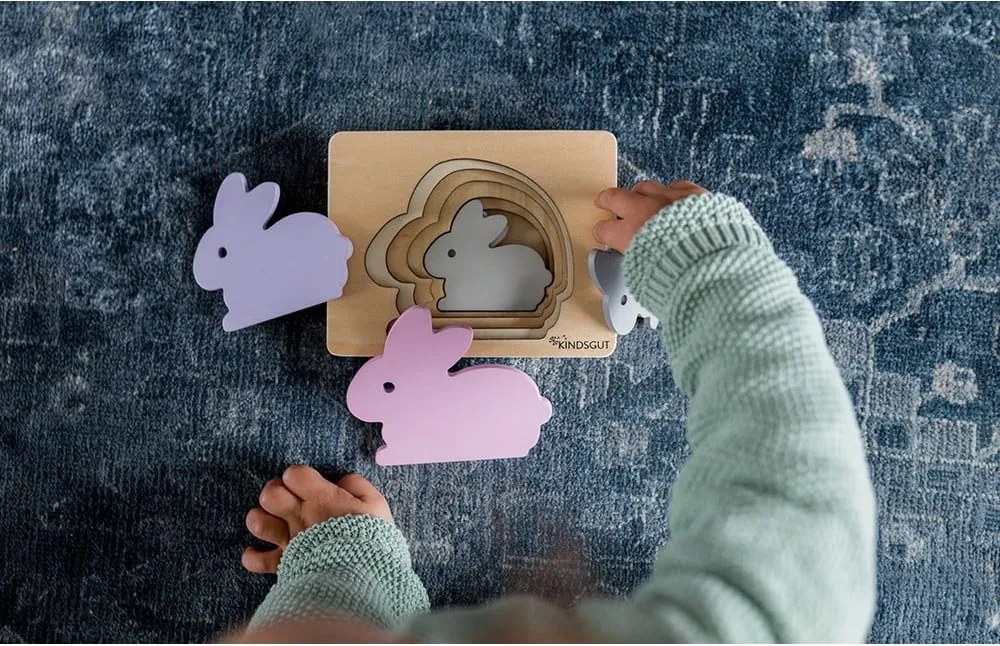 Puzzle in legno Rabbit – Kindsgut