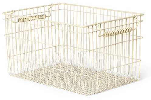 ferm LIVING - Cala Stackable Baskets Set of 2 Cashmere ferm LIVING