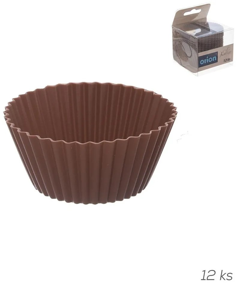 Set di stampi da forno in silicone per muffin 12 pz ø 5,5 cm – Orion