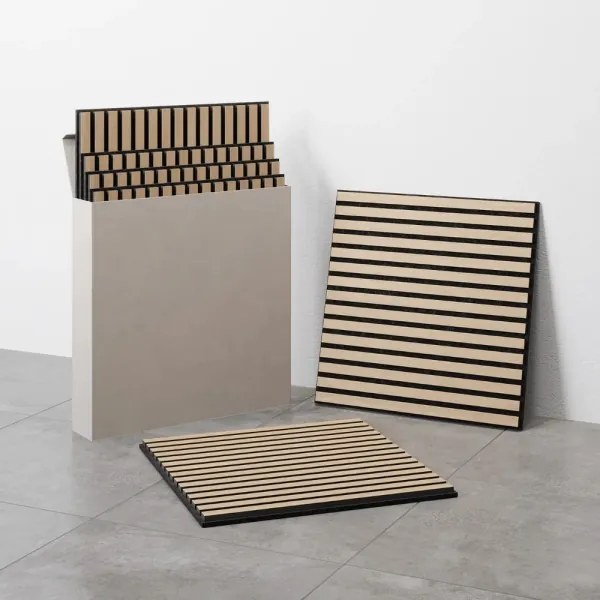 Set da 4 pannelli fonoassorbenti DANVIKEN 60x60 cm rovere