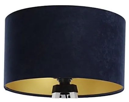 Paralume universale STANDART E27 diametro 45 cm blu/oro