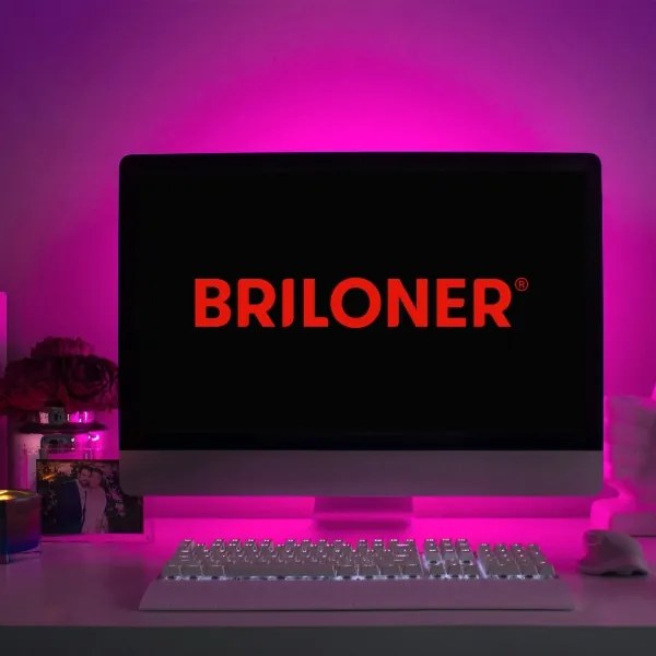 Brilo - LED RGB Striscia dimmerabile 6,6m LED/6W/USB + +TC