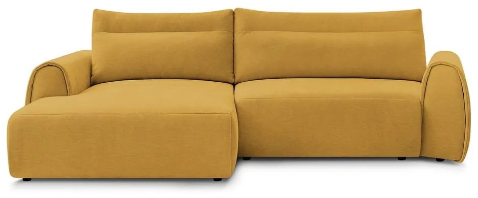 Divano angolare in giallo ocra Aden – Bobochic Paris