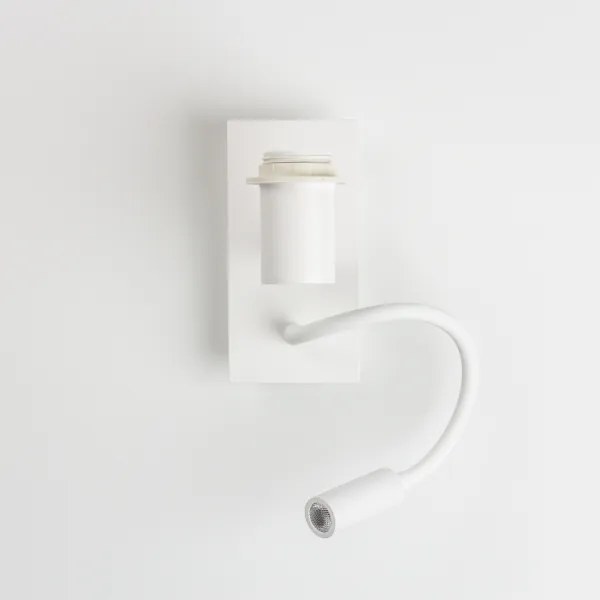 Brilagi - Applique a LED NUBILA 1xE27/25W/230V + LED/3W bianco/grigio