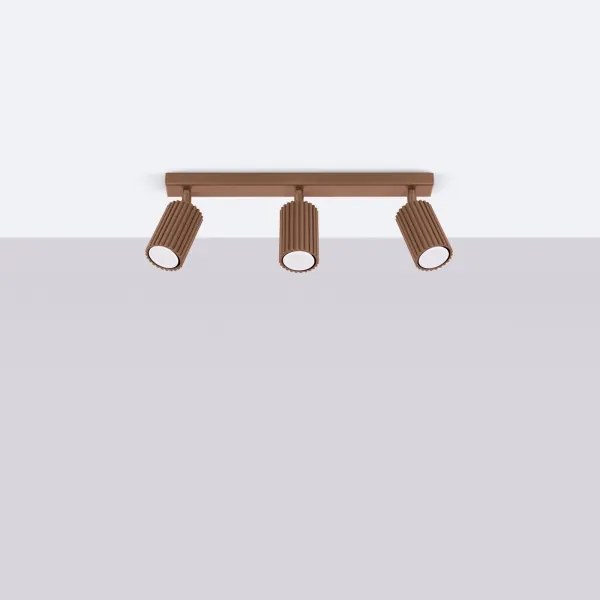 Brilagi - Faretto CRESTO 3xGU10/10W/230V marrone