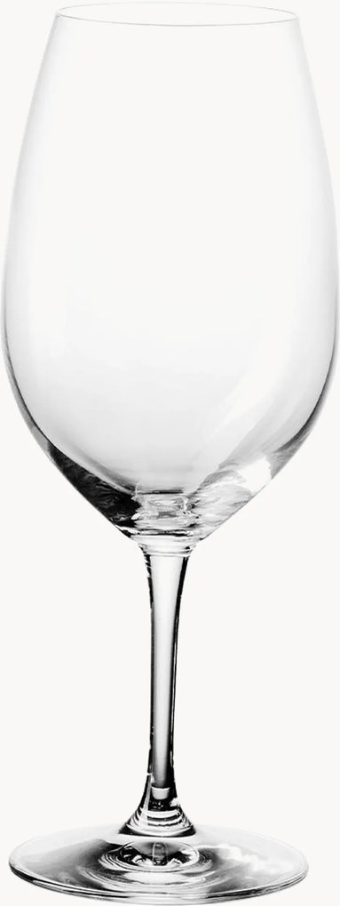 Set di 4 bicchieri da vino rosso in cristallo Benu