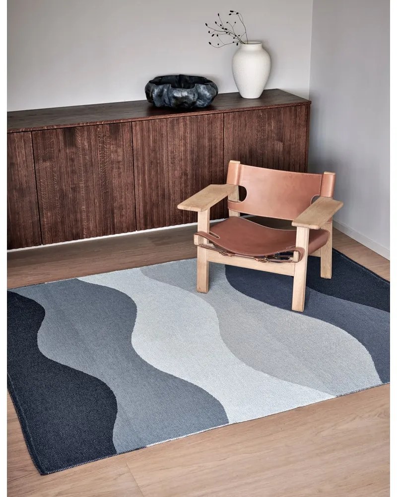 Tappeto da interno/esterno blu 70x100 cm Urvi Water – Pappelina