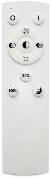 Top Light-Lampadario a sospensione con filo LED dimmerabile ORBIT LED/40W/230V 3000-6500K diametro 50 cm black+RC