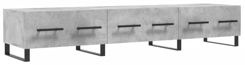 Mobile porta tv grigio cemento 150x36x30 cm legno multistrato
