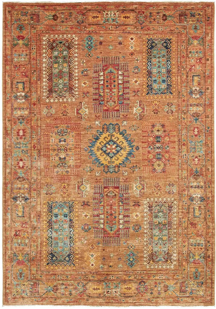 Samarkand Tappeto 170x240 Marrone (Pakistan) Annodato A Mano