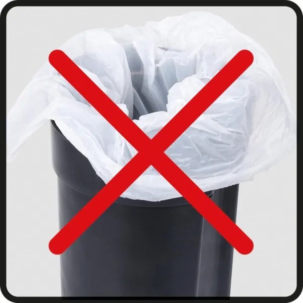 WENKO 24636100 - Cestino LEMAN 17x25 cm verde/nero