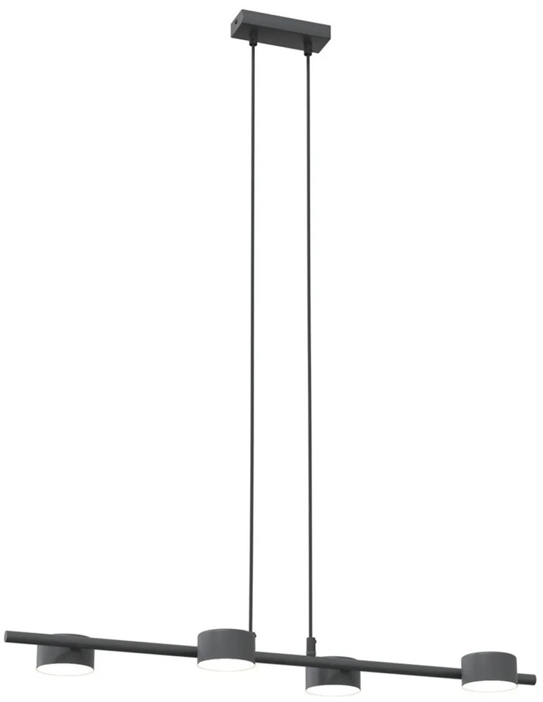 Lampadario a sospensione SORA 4 Nero 4xGX53 da interno