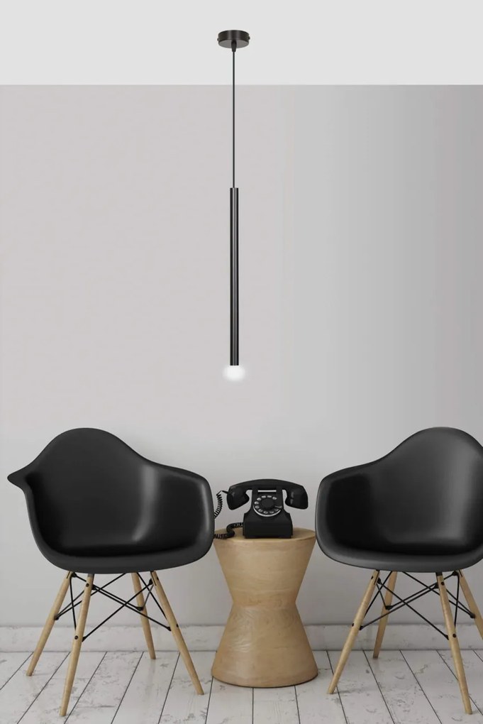 Lampada a Sospensione SELTER 1 BLACK WHITE e GOLD