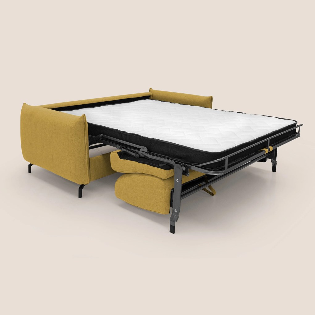 Scarlet divano letto in tessuto misto cotone impermeabile T19 giallo