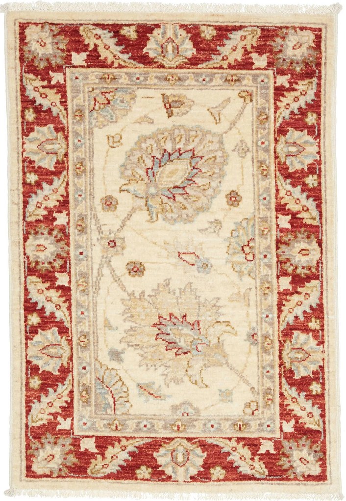 Ziegler Tappeto 60 x 90 Beige (Pakistan) Annodato A Mano