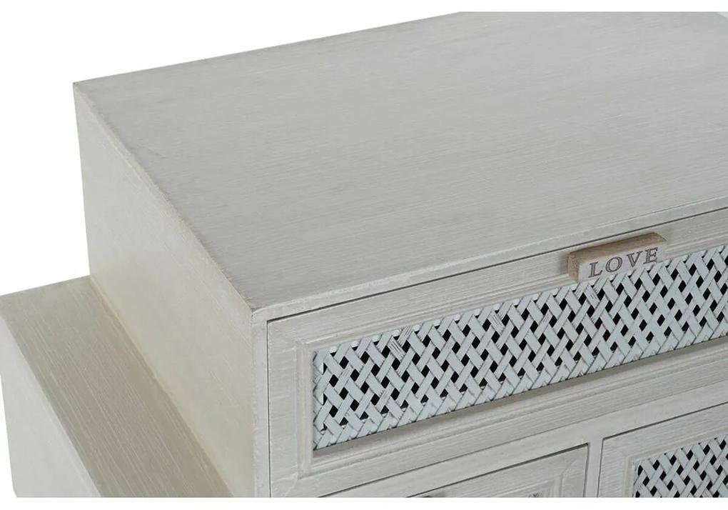 Cassettiera DKD Home Decor Legno Bianco (60 x 32,5 x 84 cm)