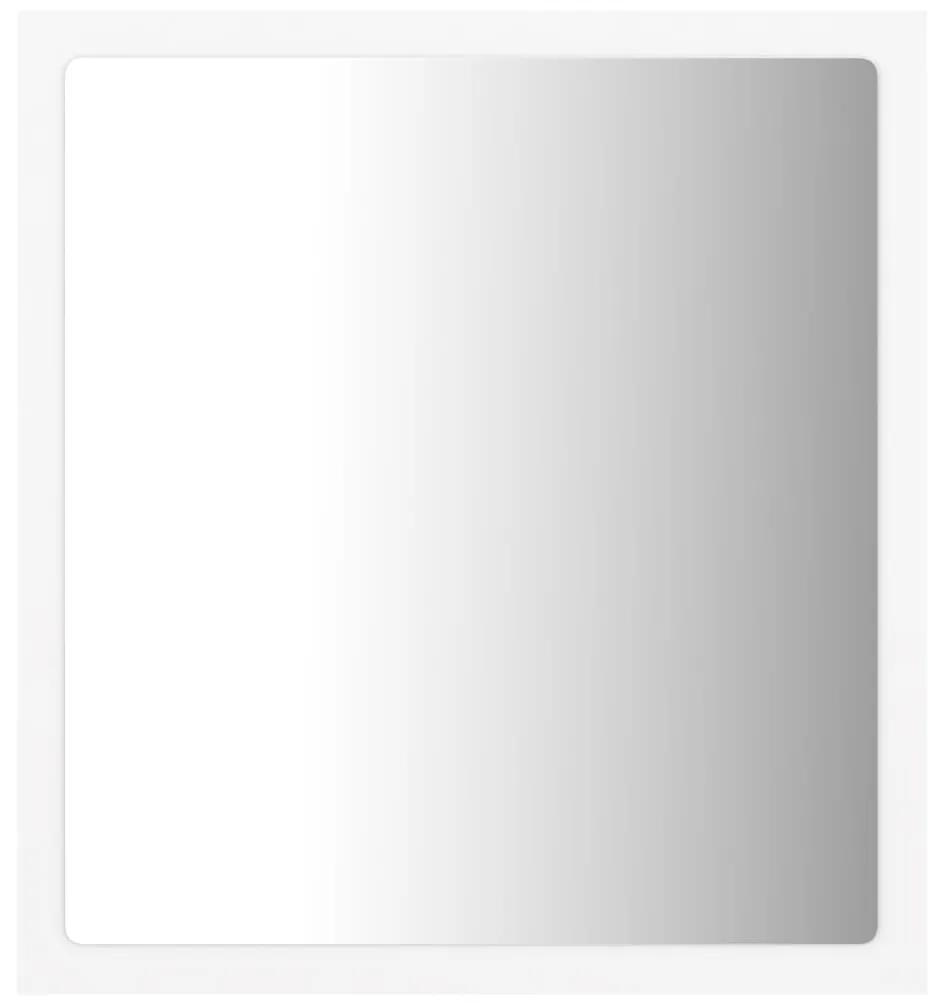 Specchio da bagno con led bianco 40x8,5x37 cm in acrilico