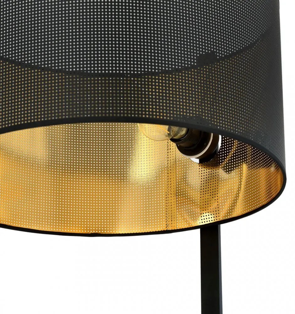 Lampada da Terra ESTRELLA LP1 in Acciaio E27 Colore del corpo Nero