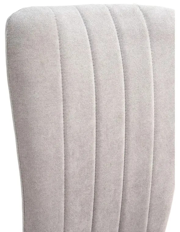 Set di sedie da pranzo grigio chiaro 4 pz Holly - Marckeric