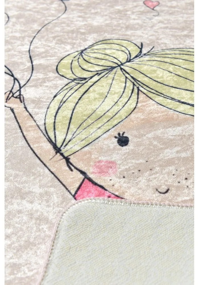 Tappeto antiscivolo per bambini , 140 x 190 cm Little Girl - Conceptum Hypnose