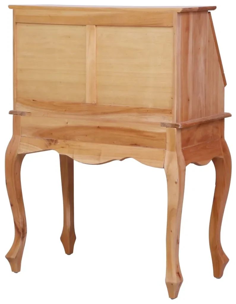 Scrittoio 78x42x103 cm in legno massello di mogano