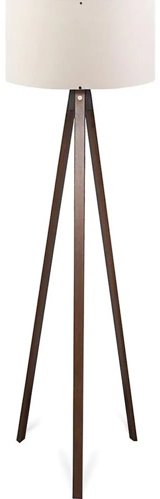 Lampada da terra AYD 1xE27/40W/230V marrone/crema