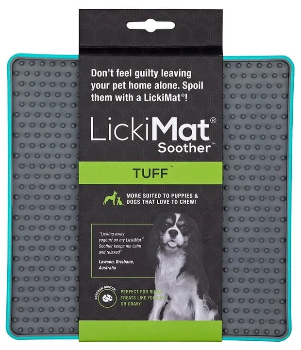 Leccare il cuscinetto Soother Tuff Turquoise - LickiMat