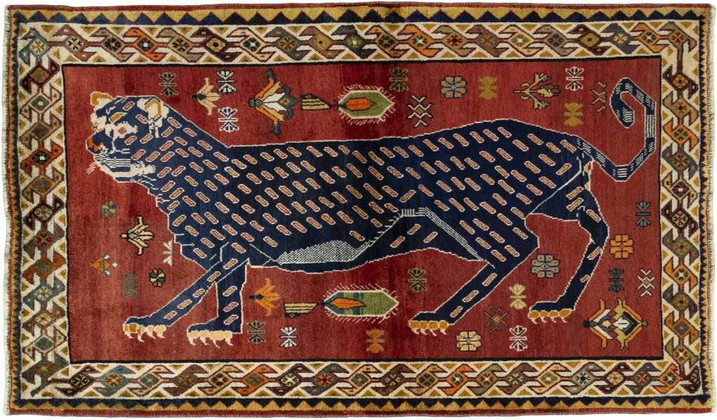 Gabbeh Tappeto persiano 200 x 120 Rosso (Iran) Annodato A Mano