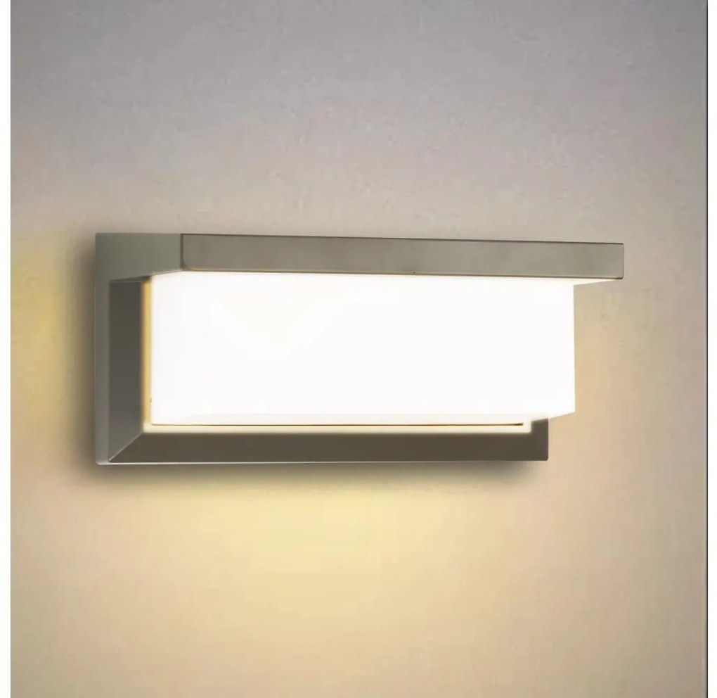 Brilagi - Applique a LED da esterno BRICKY LED/12W/230V grigio IP54
