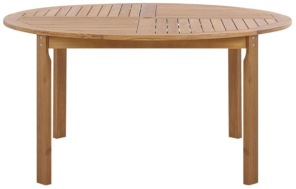 Tavolo da pranzo legno chiaro ⌀ 150 cm TOLVE Beliani