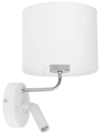 Lampada LED flessibile RICHI 1xE27/15W/230V + LED/3W/230V bianco