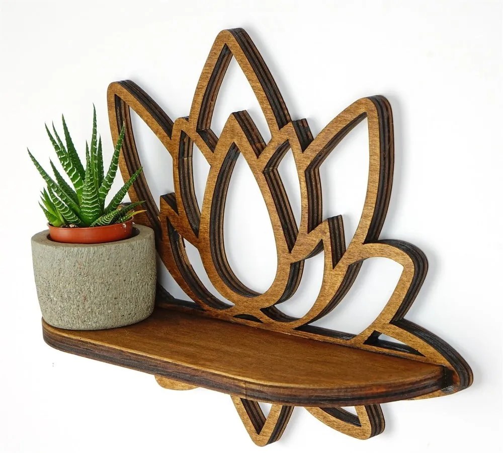 Ripiano in colore naturale 33 cm Lotus - Kalune Design