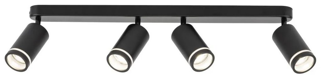 Faretto JET 4xGU10/10W/230V nero