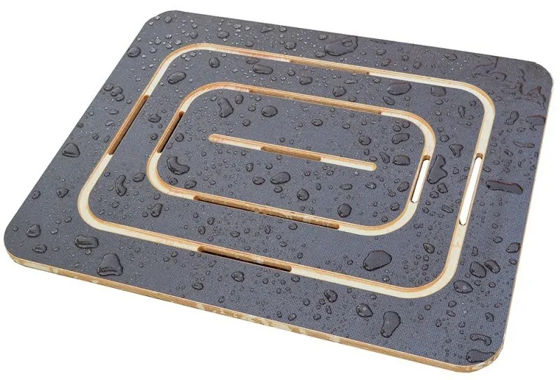 Pedana doccia in legno Supergrip 54x68 antiscivolo per piatto doccia 70x90