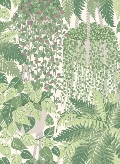 Pflanzen Tapete Fern von Cole and Son - Green