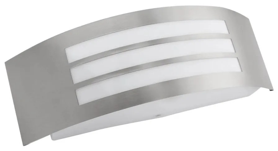 Applique Policarbonato e Acciaio INOX 1 x E27