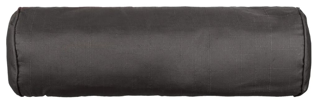 Cuscino poggiatesta a rullo antracite 18x50 cm idrorepellente