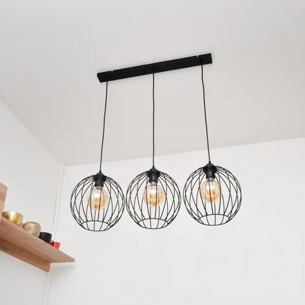 Lampadario LED a cavo MERCURE 3xE27/15W/230V