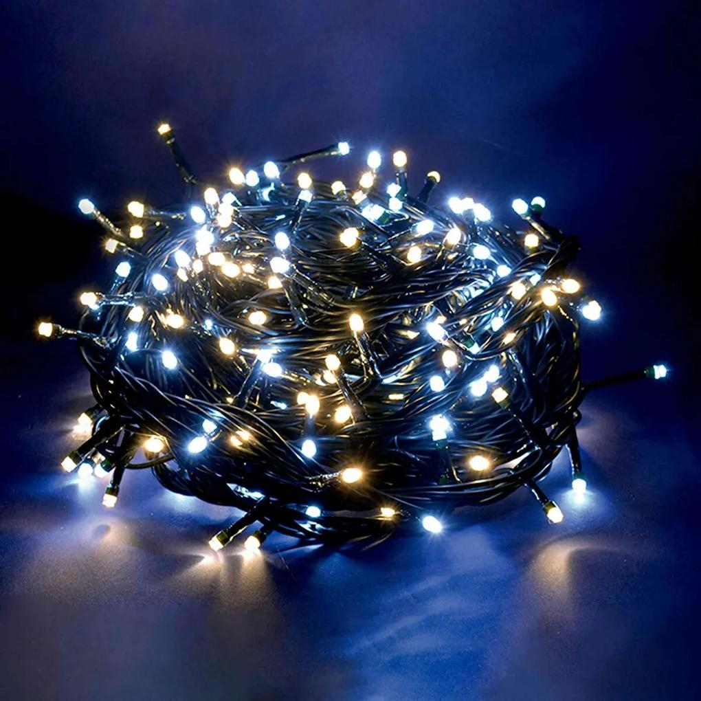 Ghirlanda di Luci LED 15 m Bianco 3,6 W Natale