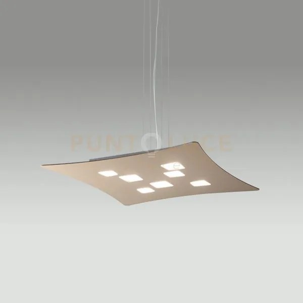 Isotta s - lampadario a sospensione 10luci attacco gx53 biemissione...