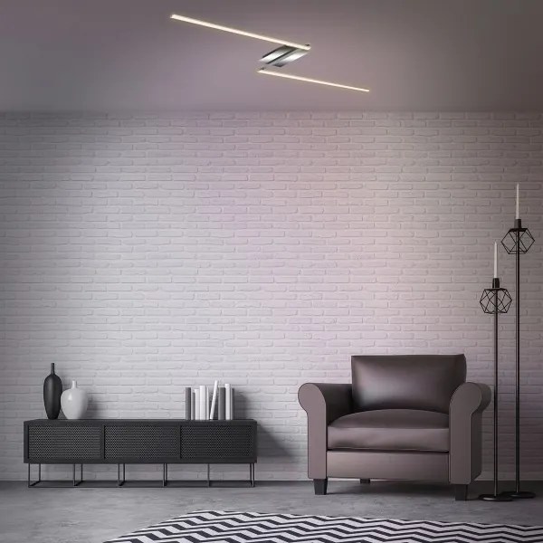 Briloner 3500-018 - Lampadario a plafone LED STAFF 2xLED/6W/230V