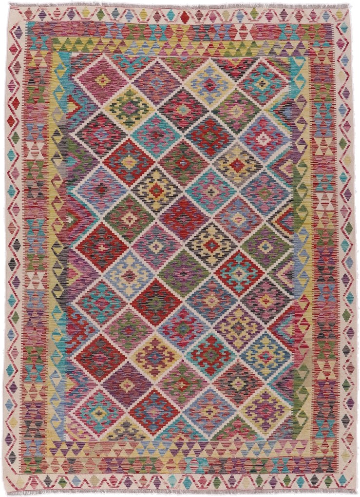 Kilim Tappeto orientale 290x210 (Afghanistan) Tessuto A Mano