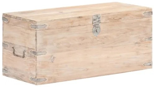 Baule 90x40x40 cm in Legno Massello di Acacia