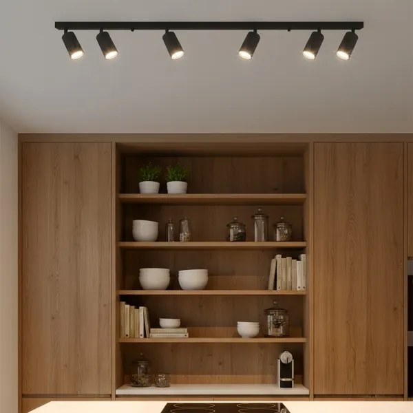 Brilagi - Faretti LED RGBW dimmerabili SELE MODERN 6xGU10/6,5W/230V Wi-Fi nero