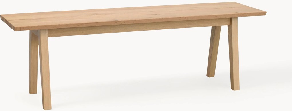 Panchina in legno di quercia Melfort