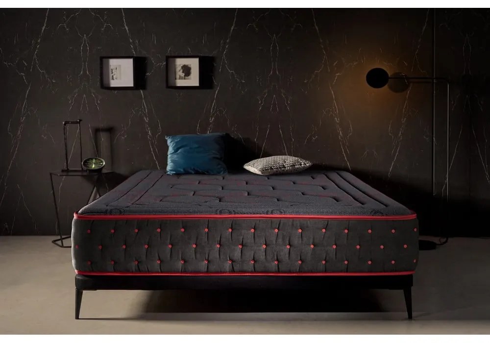 Materasso in schiuma bifacciale duro/medio duro 200x200 cm Hexaflex Moon - Moonia