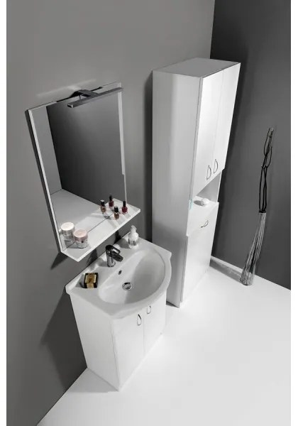 Aqualine - Specchio BETA 50x70 cm bianco